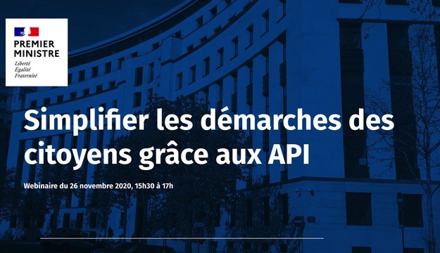 Simplifier les démarches des citoyens grâce aux API