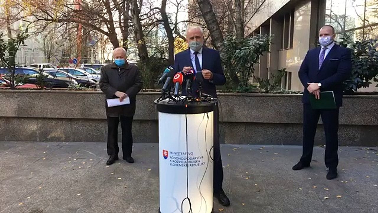 ZÁZNAM: TK ministra pôdohospodárstva a rozvoja vidieka SR Jána Mičovského