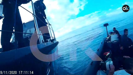 Así se vivió la detención de una narcolancha desde la perspectiva de la Policía Nacional