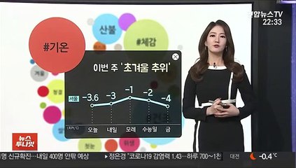 [날씨트리] 내일 출근길 영하권…서울 -3도, 체감 더 낮아