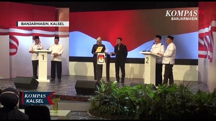 Debat Pamungkas Pilgub Kalsel, Penantang Kritik Produksi Padi, Petahana Sebut Hanya Menyerang