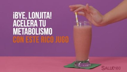 Acelera tu metabolismo con este jugo natural | Salud 180