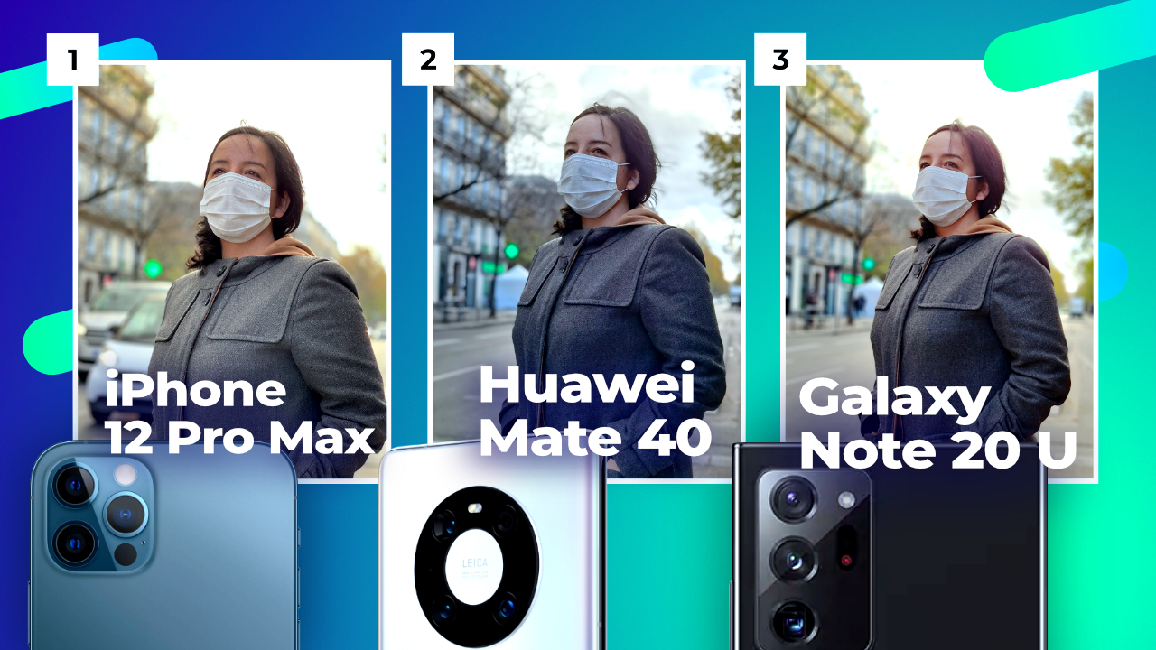 Huawei Mate 40 Pro vs iPhone 12 Pro Max vs Galaxy Note 20 Ultra ! QUI EST LE ROI DE LA PHOTO ?