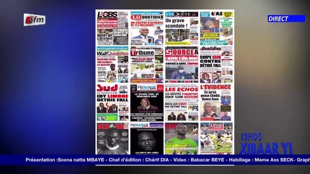 Revue de presse de ce 30 Novembre 2020 avec Mamadou Mouhamed Ndiaye sur la #Tfm #Rfm