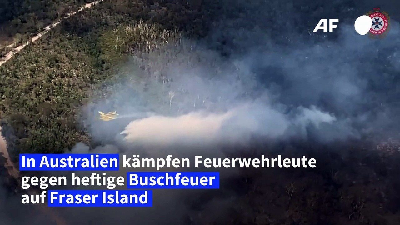 Australien: Schwere Buschfeuer auf Touristeninsel Fraser Island