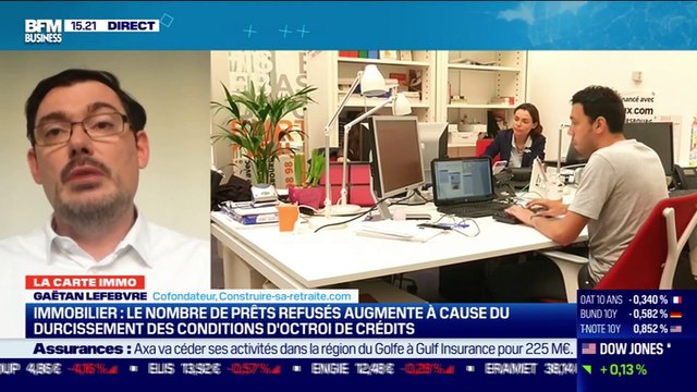 Gaëtan Lefebvre (Construire-sa-retraite.com) : Le nombre de prêts immobilier refusés augement à cause du durcissement des conditions d'octroi de crédits - 30/11