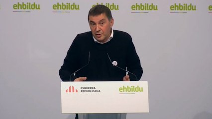 Otegi cree que con su apoyo a los PGE dirán "no a la ultraderecha"