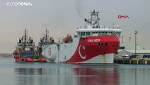 سفينة التنقيب التركية تغادر المياه المتنازع عليها مع اليونان في شرق المتوسط