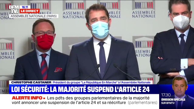 Christophe Castaner veut rendre hommage aux policiers blessés lors de la manifestation de samedi dernier