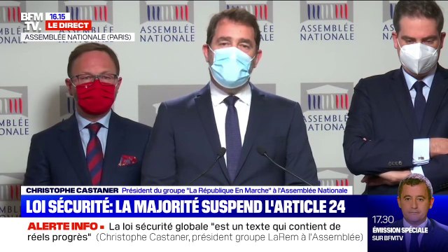 Christophe Castaner: En aucun cas nous ne voulons interdire de filmer des forces de l'ordre en intervention