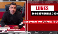 Resumen de noticias  lunes 30 de  noviembre 2020 / Panorama Informativo / 88.9 Noticias