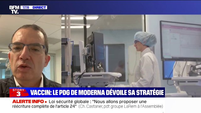 Vaccin anti-Covid: le PDG de Moderna, Stéphane Bancel, confirme une efficacité à 94%