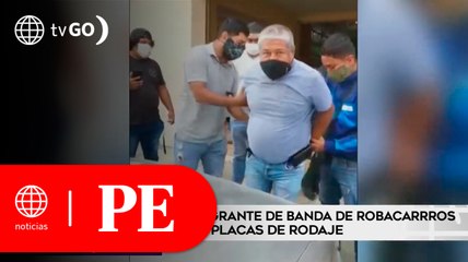 Capturan a integrante de banda de roba carros y clonación de placas | Primera Edición