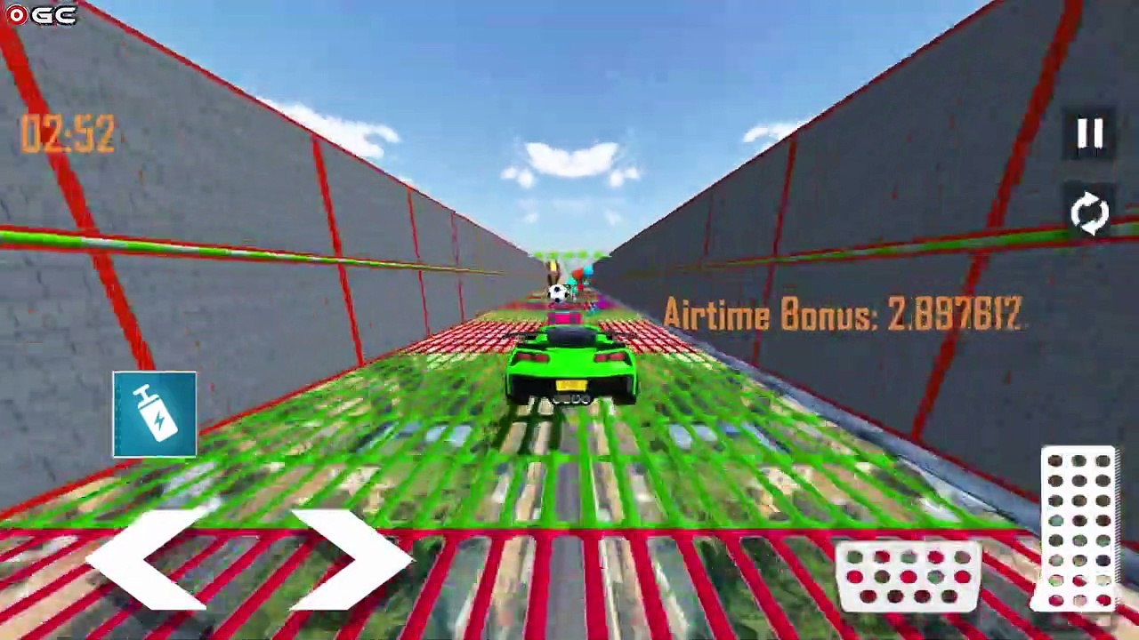 Skyline Car Stunts  Mega Ramp Stunt Racing Games - Impossible Extreme Car Driver Android GamePlay #3