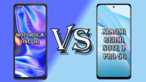 MOTOROLA ONE 5G VS REDMI NOTE 9 PRO 5G