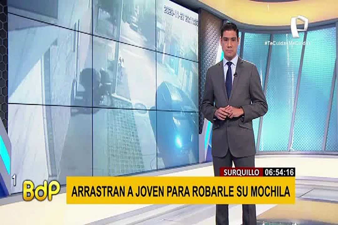 Surquillo: joven fue arrastrada por 'raqueteros' para robarle sus pertenencias
