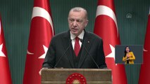 Cumhurbaşkanı Erdoğan: 'Hafta içi her gün gece saat 21 ile sabah 5 arasında genel sokağa çıkma sınırlaması uygulanacaktır'