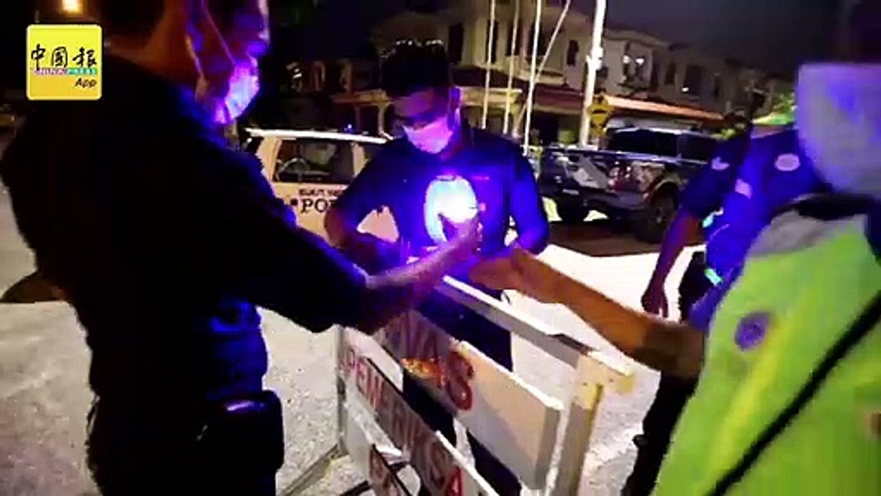 彬如美华花园B區 佳邦花園A區 午夜12點封鎖