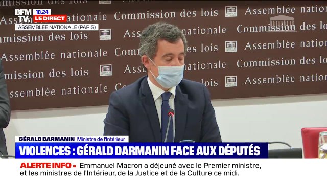 Gérald Darmanin face aux députés: Il y a beaucoup de donneurs de leçons mais aussi peu de gens qui prennent les risques que prennent les policiers et gendarmes tous les jours