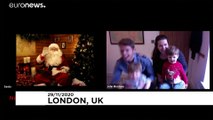 Londralı çiftten dışarı çıkamayan çocuklara 'sanal Noel Baba hizmeti'