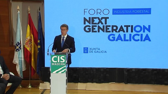 Feijóo presenta cinco proyectos para impulsar el sector forestal