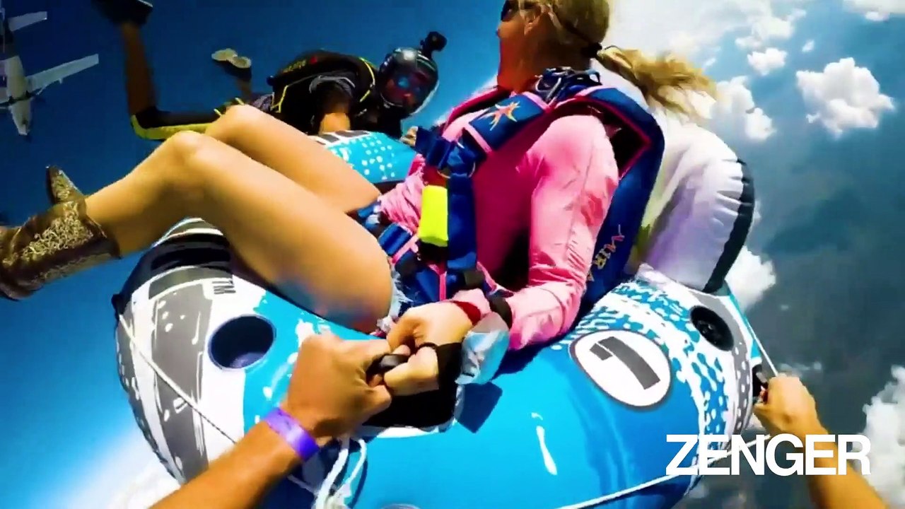 The Sky’s the Limit: Parachutists Use Props to Enhance Experience (JimmyHutfles:Clipzilla)
