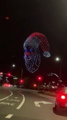 Intel Hosts Beautiful Drone Light Show