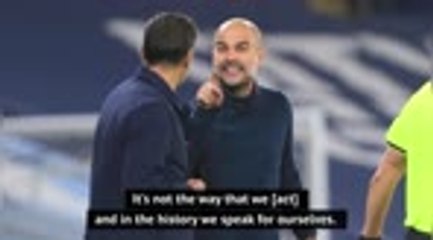 Download Video: Pep hits back at Conceição’s accusations of bad behaviour