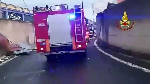 Catania - Tromba d'aria e nubifragi ingenti danni (30.11.20)