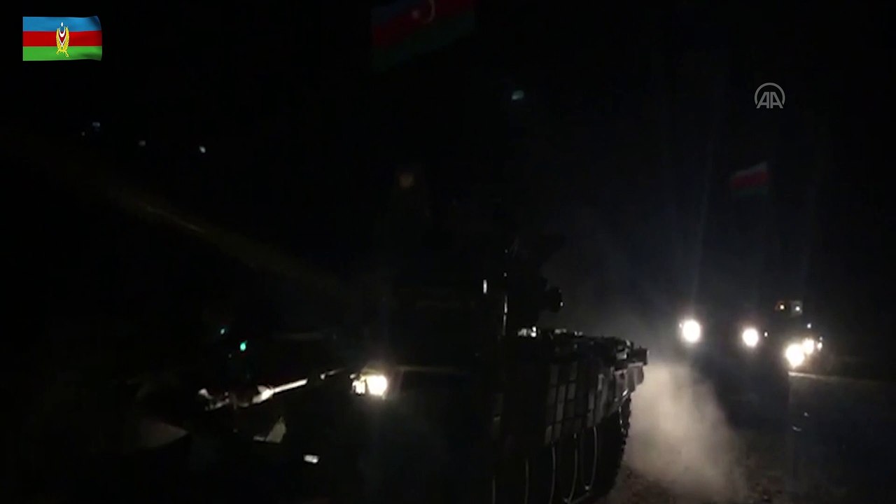 LAÇIN - Azerbaycan ordusu 28 yıldır işgal altındaki Laçın'a girdi