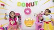 Pretend Play with Donut Restaurant and Kitchen Toys - Kids toy videos