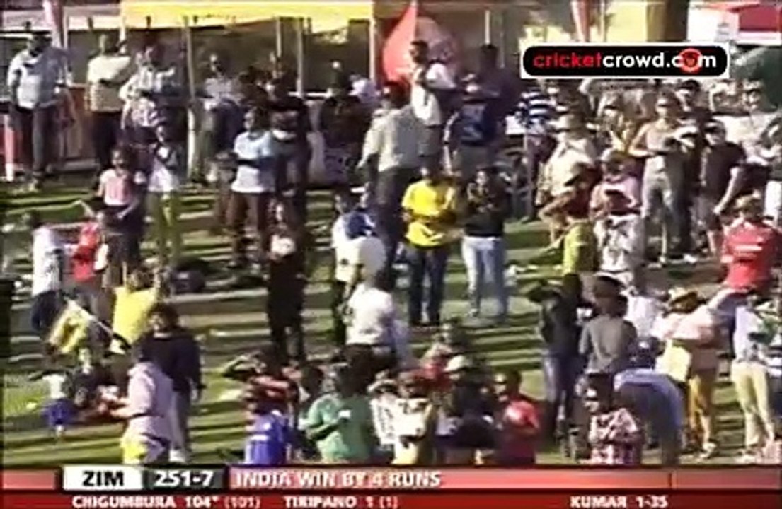 Zimbabwe V India, 1St Odi, Harare Clip1-9-102
