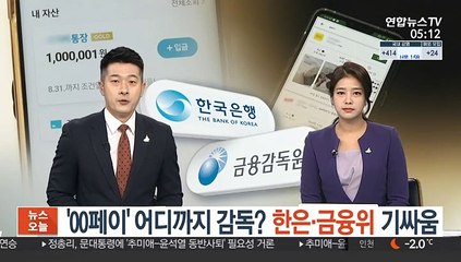'00페이' 어디까지 감독? 한은·금융위 '기싸움'