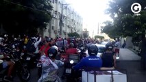 Após entregador ser agredido, motoboys fazem protesto em Colatina