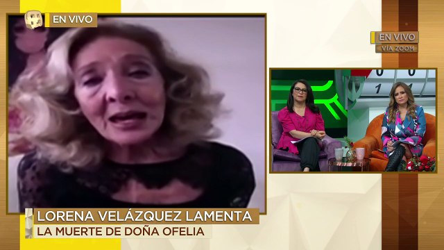 Lorena Velázquez habla de la muerte de doña Ofelia Fuentes, madre de Edith González. | Ventaneando