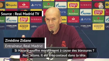 Zidane : "Hazard est fort mentalement"