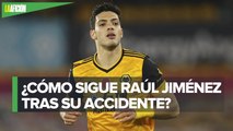Raúl Jiménez sale bien de operación tras fractura de cráneo en partido