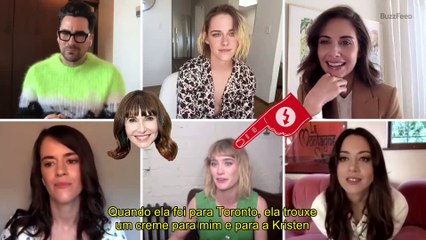 [LEGENDADO] Elenco de Happiest Season brinca de 'Quem É Quem'
