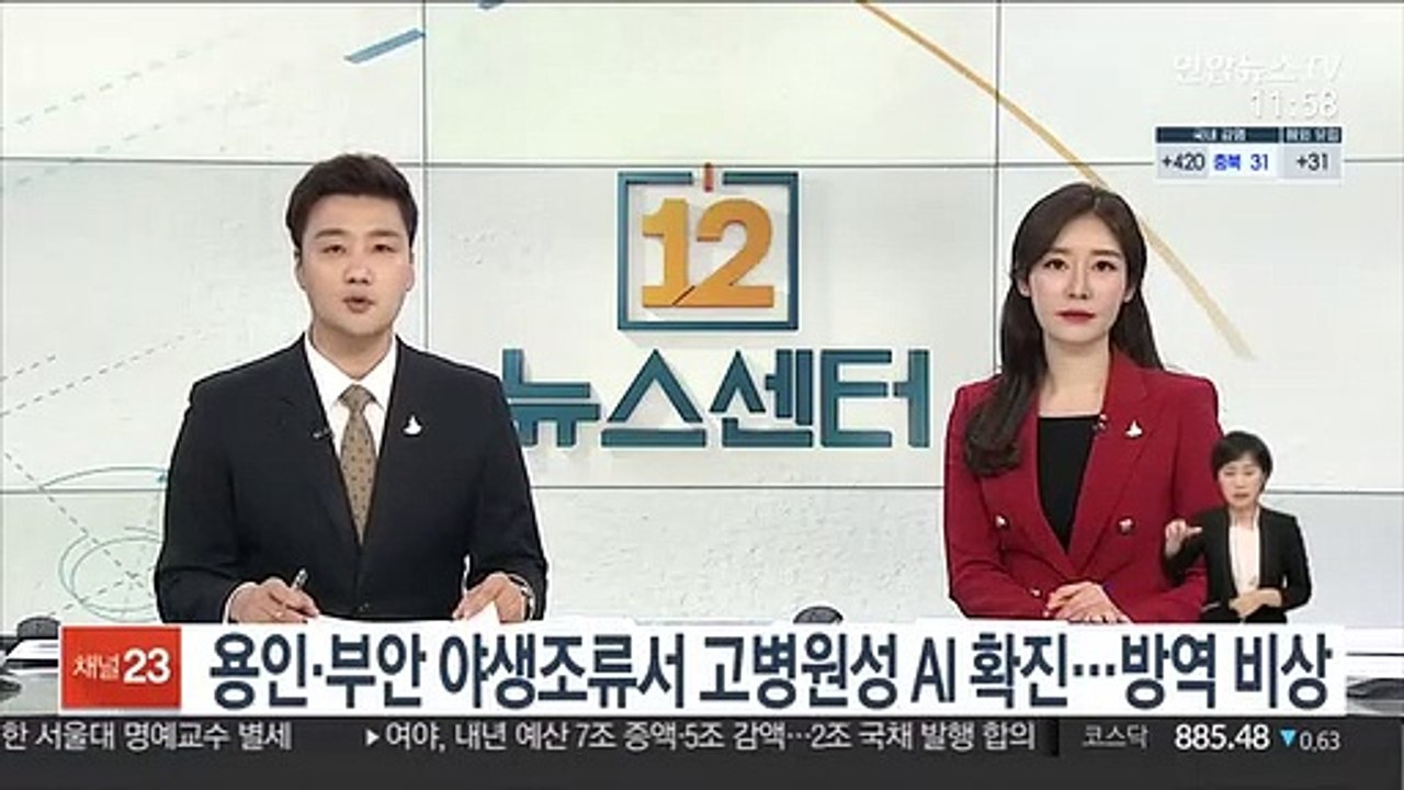 용인·부안 야생조류서 고병원성 AI 확진…방역 비상