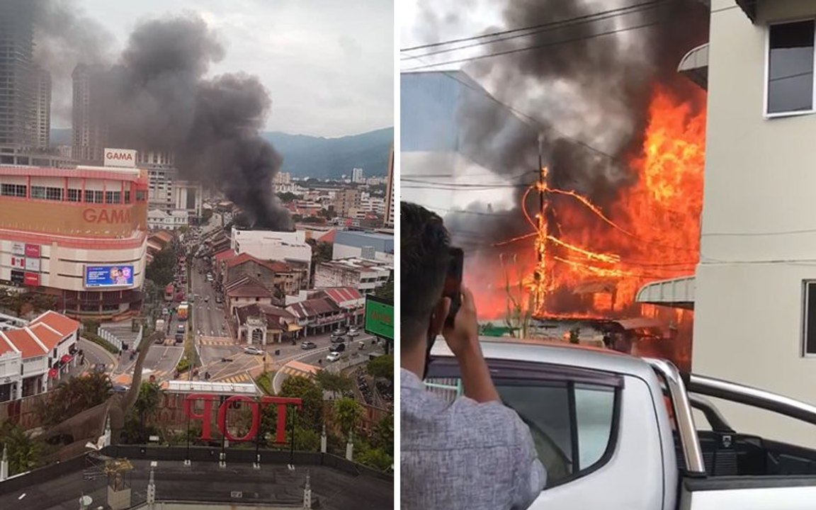 Major fire in George Town