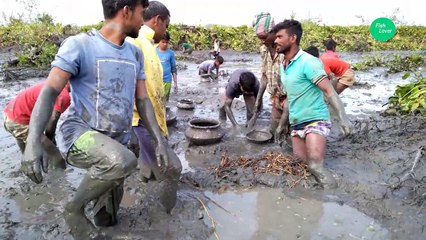 Catch Lot Of Fish Form Bangladesh nala /Best Fishing Video