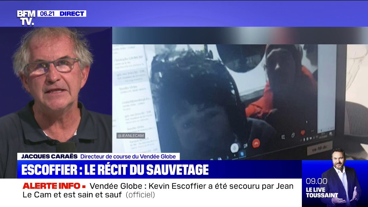 Kevin Escoffer secouru: le directeur de course du Vendée Globe décrit "une opération assez difficile"