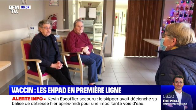 Vaccin Covid-19: les résidents et professionnels de santé des Ehpad prioritaires