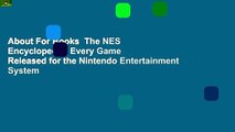 About For Books  The NES Encyclopedia: Every Game Released for the Nintendo Entertainment System