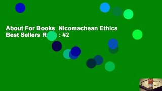 About For Books  Nicomachean Ethics  Best Sellers Rank : #2