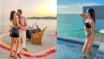 Sakshi Malik Fiance Santul Katahra का Maldives में LIP KISS VIRAL | Boldsky