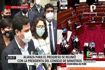 Bermúdez sobre voto de confianza: “Confiamos en que podremos convencer al Congreso”