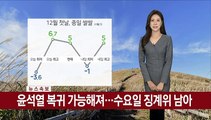 [날씨] 12월 첫날 종일 쌀쌀…내일 아침도 영하권 추위