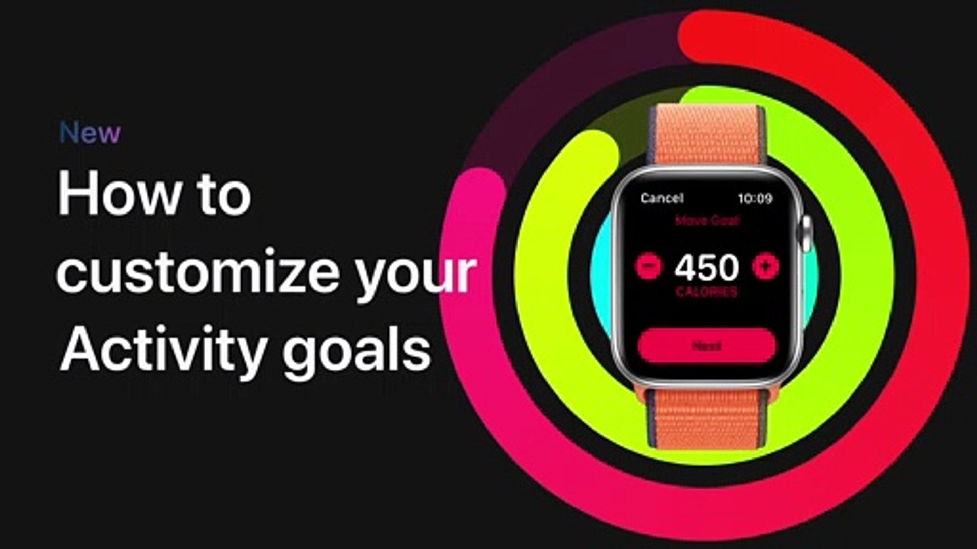 objectif activite apple watch