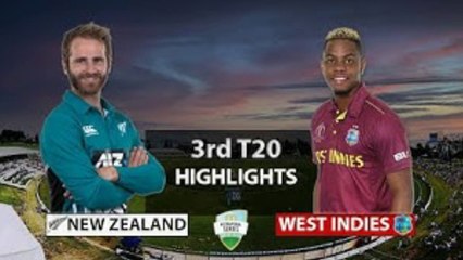 New Zealand vs West Indies 3rd T20 Match Highlights - cricket highlights 2